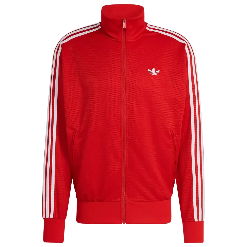 Блуза adidas Firebird Adicolor Mesh Track Top (Червен) - KE0788 – снимка 8