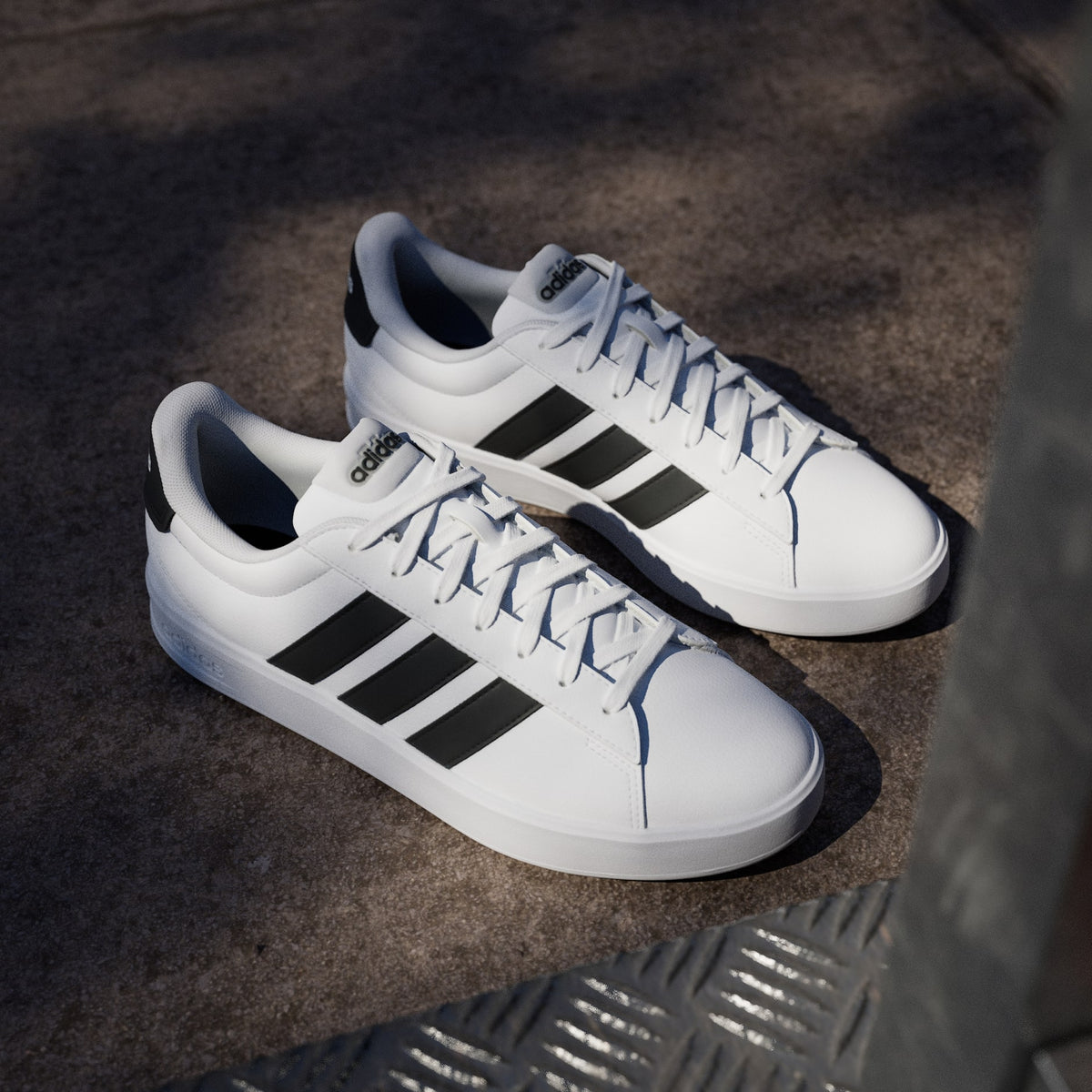 Мъжки маратонки adidas Grand Court 3.0 Cloud White Core Black - IH1472 – снимка 4