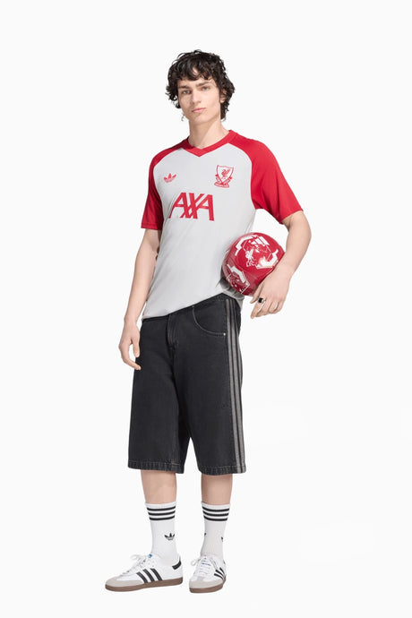 Тениска adidas Liverpool FC 26/27 Pre-Match (Сив) - KE8906 – снимка 5