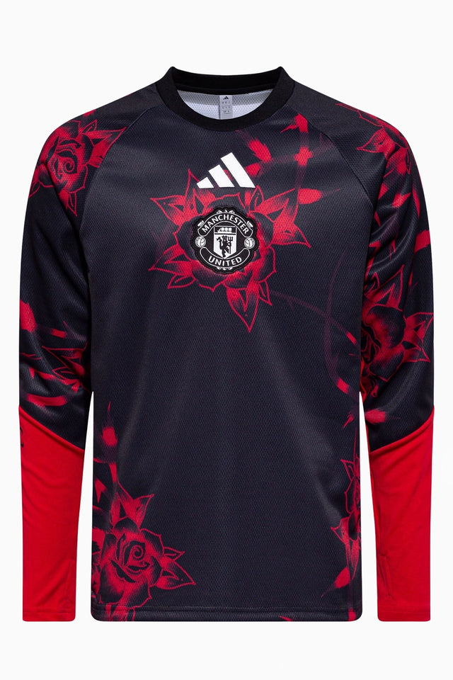 Тениска с дълги ръкави adidas Manchester United 26/27 Pre-Match (Черен) - KC4909