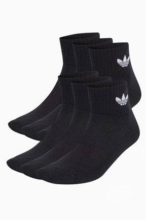 Чорапи adidas Mid Ankle 6 чифта (Черен) - IJ5626