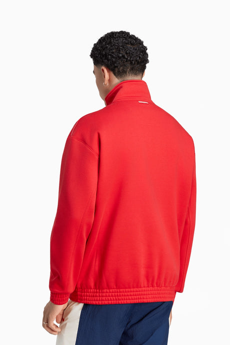 Блуза adidas Originals Arsenal FC 26/27 EQT Half-Zip (Червен) - KG5130 – снимка 3
