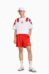 Тениска adidas Originals FC Bayern 26/27 EQT Tee (Бяла) - KG2290 – снимка 3
