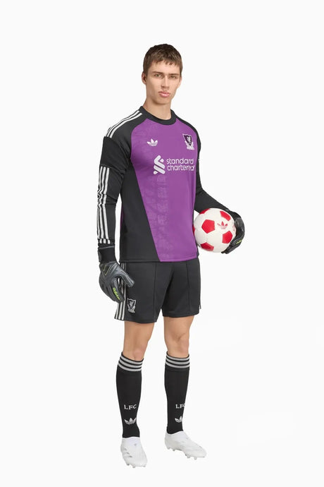 Тениска adidas Originals Liverpool FC 26/27 Away Goalkeeper Replica (Виолетова) - KT2081 – снимка 5