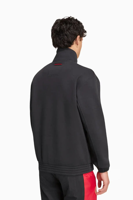 Блуза adidas Originals Manchester United 26/27 EQT Half-Zip (Черен) - KH4837 – снимка 2