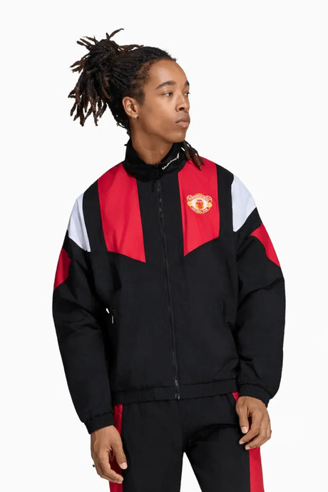 Блуза adidas Originals Manchester United 26/27 EQT Track (Черен) - KH4827