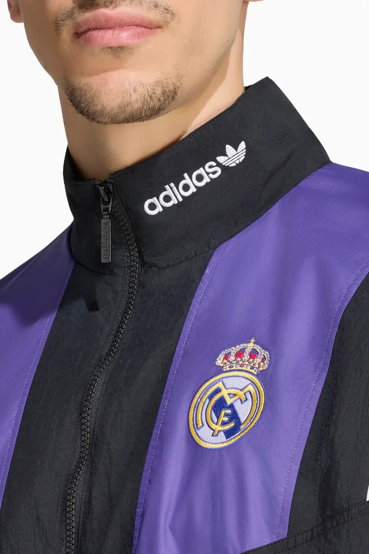Блуза adidas Originals Real Madrid 26/27 EQT Track (Черен) - KG5373 – снимка 4