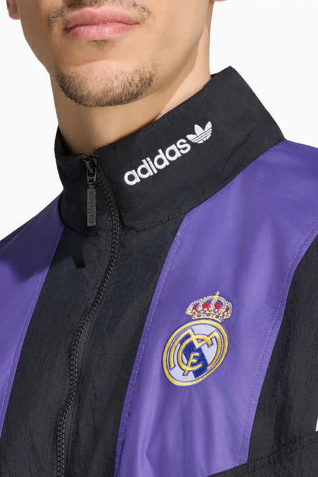 Блуза adidas Originals Real Madrid 26/27 EQT Track (Черен) - KG5373 – снимка 4