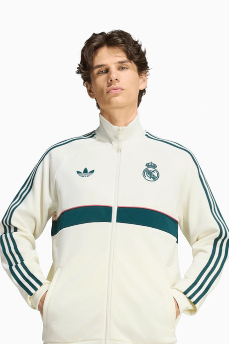 Блуза adidas Originals Real Madrid 26/27 Track (Бежов) - KG2971 – снимка 3