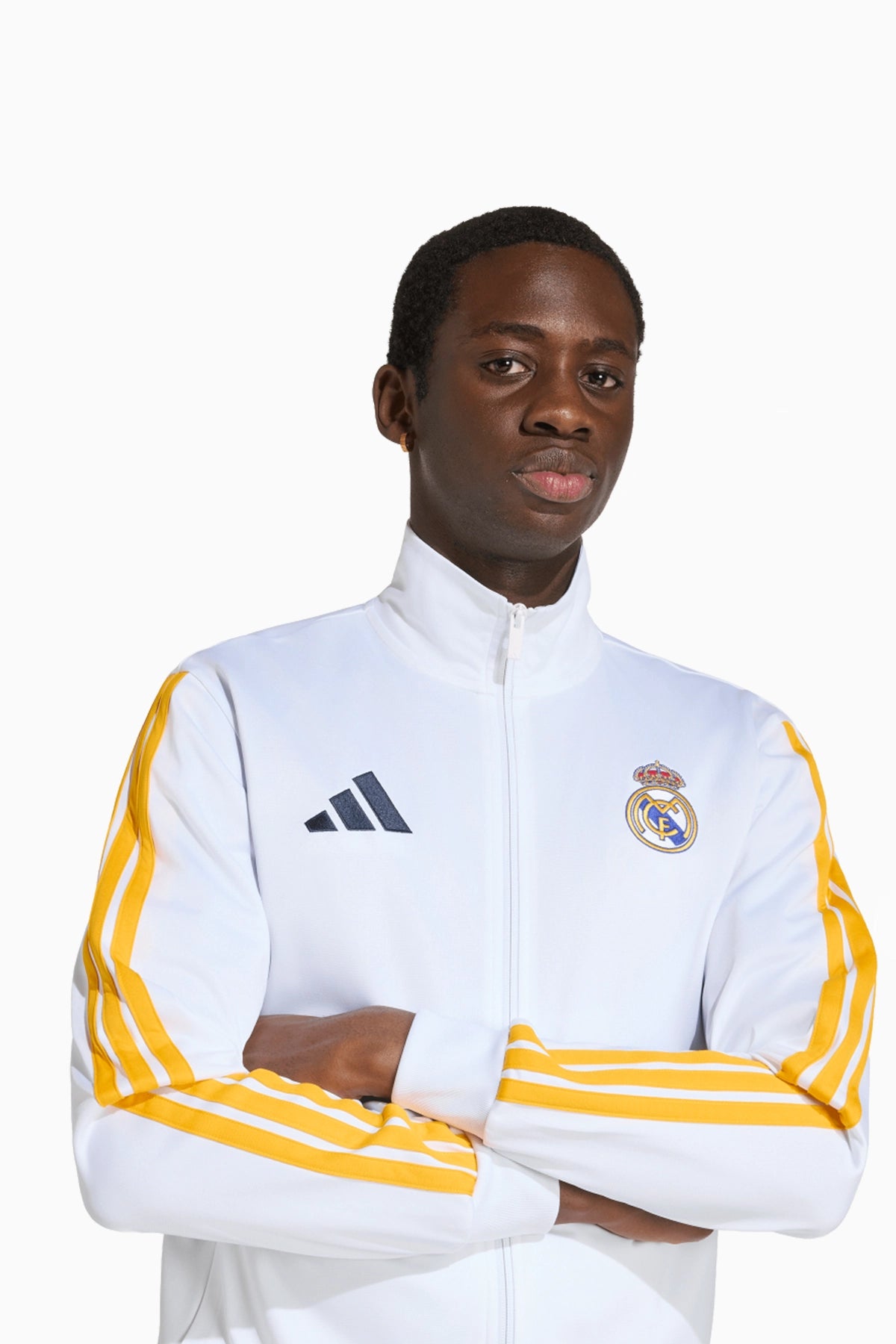 Блуза adidas Real Madrid 26/27 DNA Track (Бял) - KG2949 – снимка 3