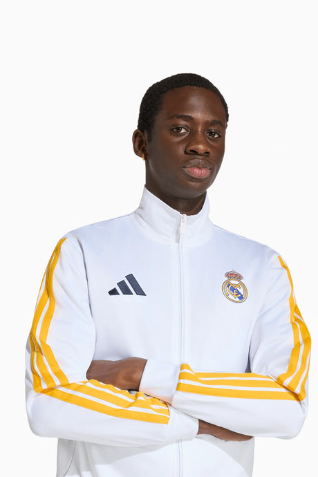 Блуза adidas Real Madrid 26/27 DNA Track (Бял) - KG2949 – снимка 3