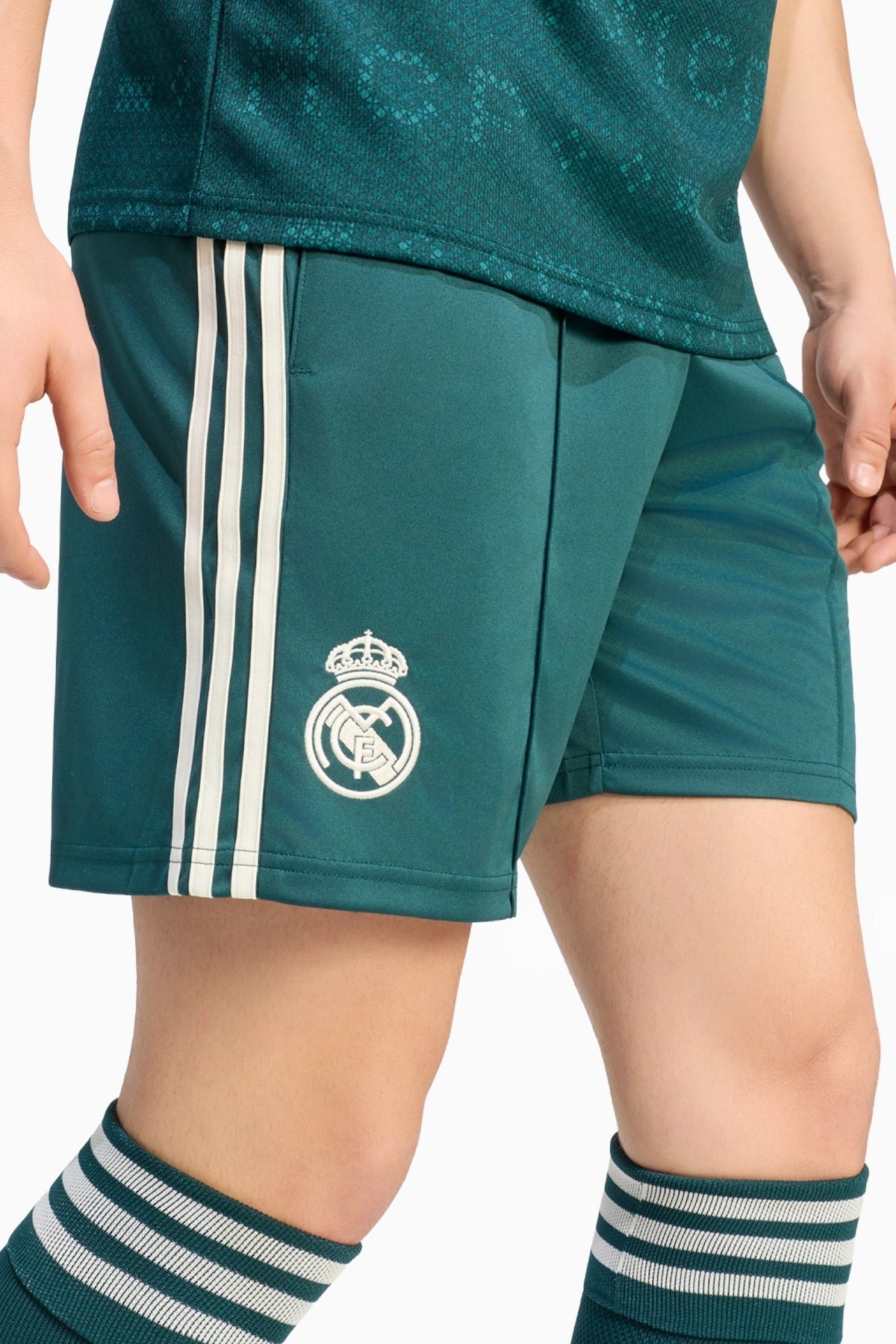Шорти adidas Real Madrid 26/27 като Гост (Зелен) - JZ7211 – снимка 3