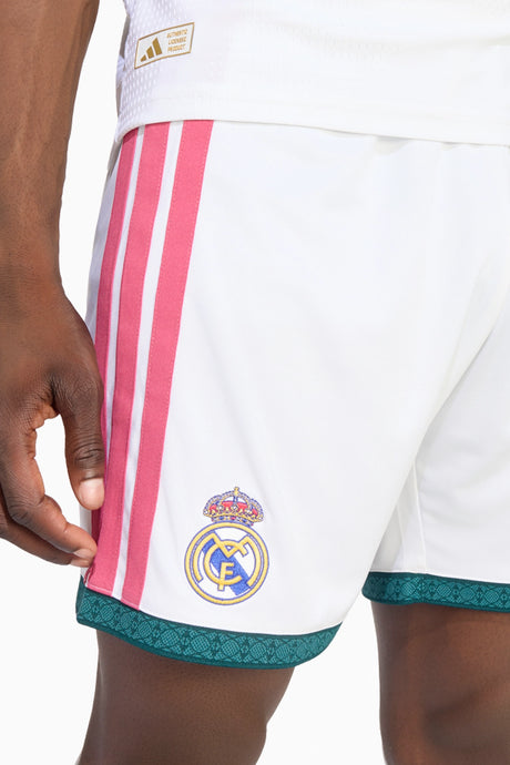 Шорти adidas Real Madrid 26/27 Домакински екип (Бял) - JZ7214 – снимка 3