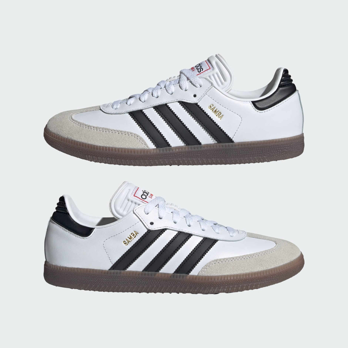 Мъжки маратонки adidas Samba Indoor Cloud White Core Black Vivid Red - IH6001 – снимка 7