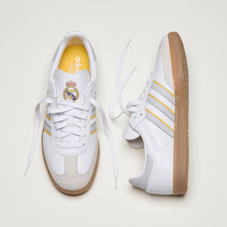 Мъжки маратонки adidas Samba Real Madrid Cloud White Grey Gum - JQ4038 – снимка 4