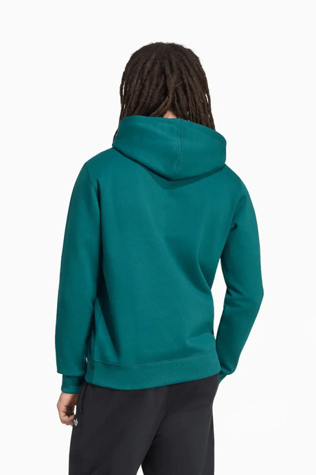 Блуза Adidas Trefoil Essentials Hoodie (Зелен) - KV9317 – снимка 3