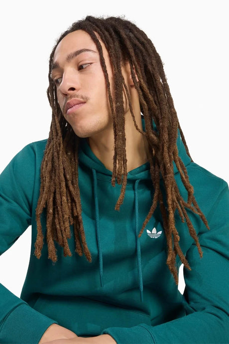 Блуза Adidas Trefoil Essentials Hoodie (Зелен) - KV9317 – снимка 4