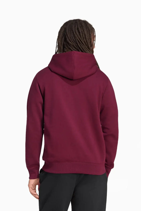 Блуза Adidas Trefoil Essentials Hoodie (Бордо) - KW5048 – снимка 3