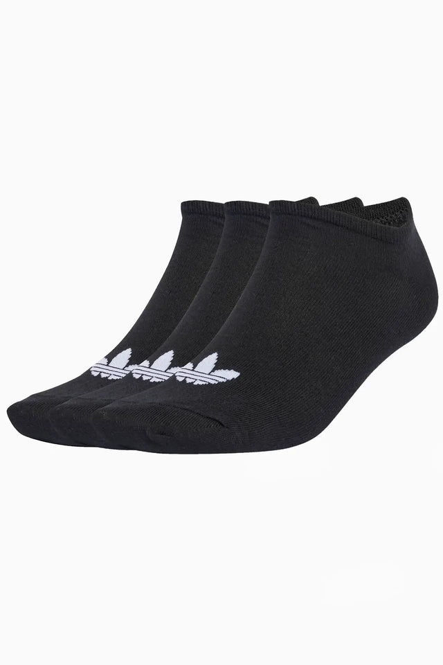 Чорапи adidas Trefoil Liner 3 чифта (Черен) - JV7399