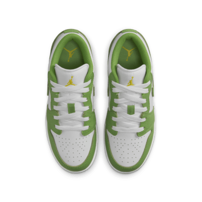 Маратонки Air Jordan 1 Low SE Chlorophyll - HF4779-100 – снимка 4