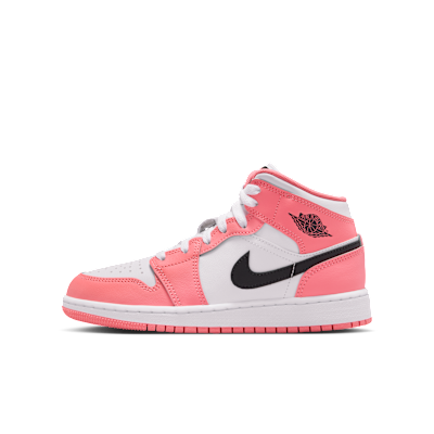 Маратонки Air Jordan 1 Mid Pink Gaze - DQ8423-602