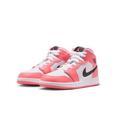 Маратонки Air Jordan 1 Mid Pink Gaze - DQ8423-602 – снимка 5