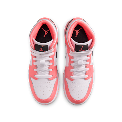 Маратонки Air Jordan 1 Mid Pink Gaze - DQ8423-602 – снимка 4