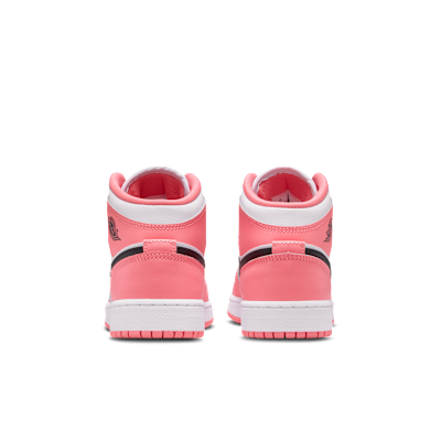 Маратонки Air Jordan 1 Mid Pink Gaze - DQ8423-602 – снимка 6
