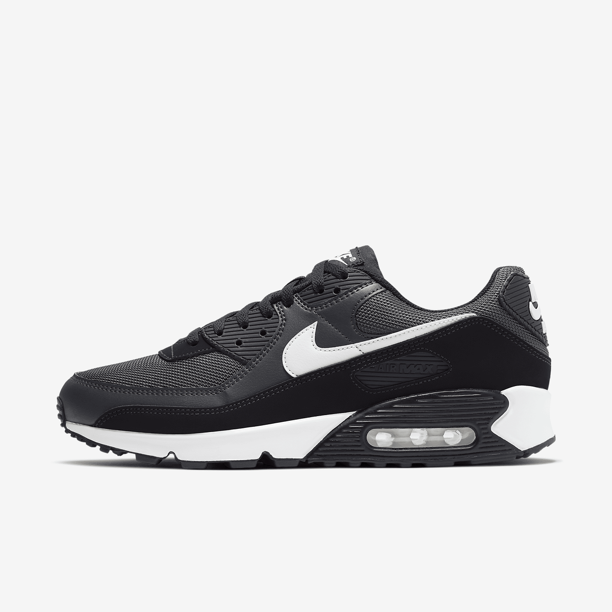 Мъжки маратонки Nike Air Max 90 Iron Grey Dark Smoke Grey Black - CN8490-002 – снимка 2