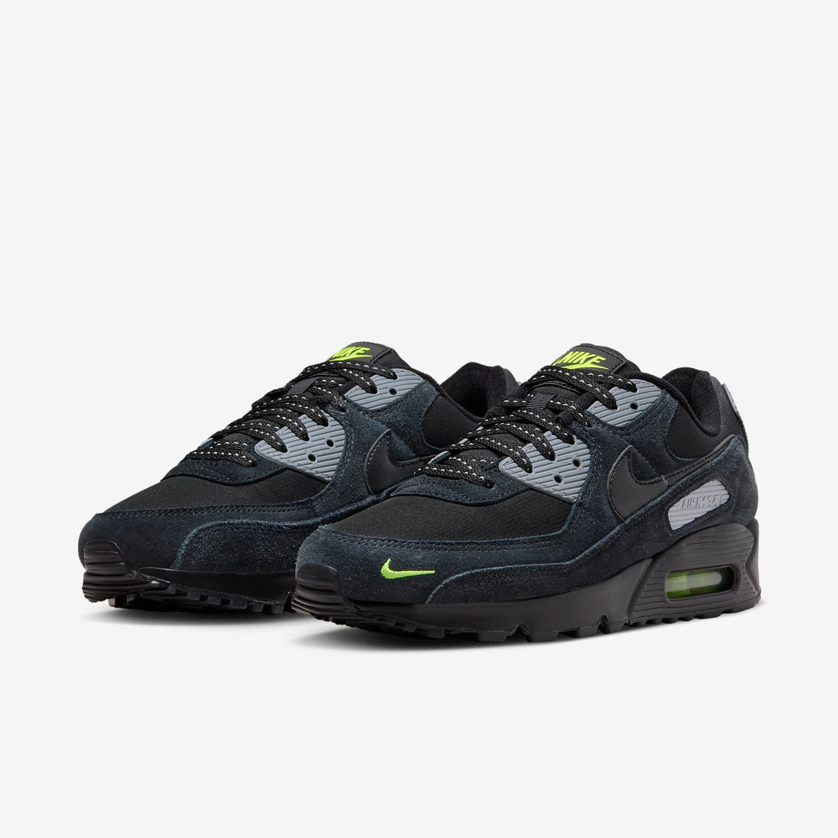 Мъжки маратонки Nike Air Max 90 Black Volt Cool Grey - FQ2377-001 – снимка 5