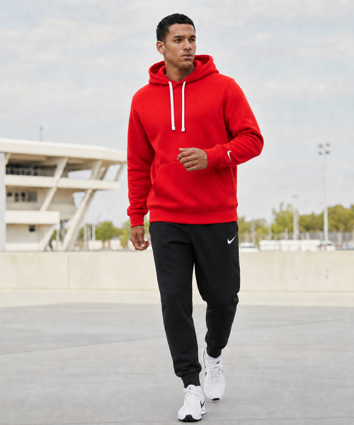 Мъжки спортен екип PARK 26 WINTER HOODY TRACK - IO9035-657/IB1248-010
