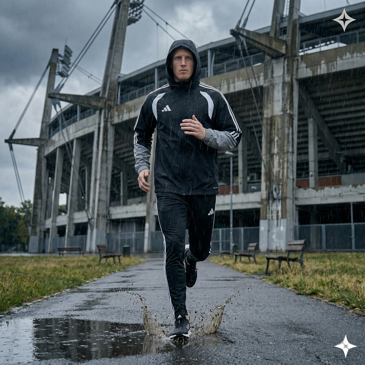 Мъжко яке TIRO 26 RAIN CLIMAPROOF - JJ2969