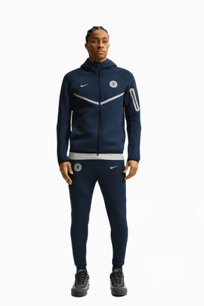 Блуза Nike Chelsea FC 26/27 Tech Windrunner с качулка (Тъмносин) - IO3642-477
