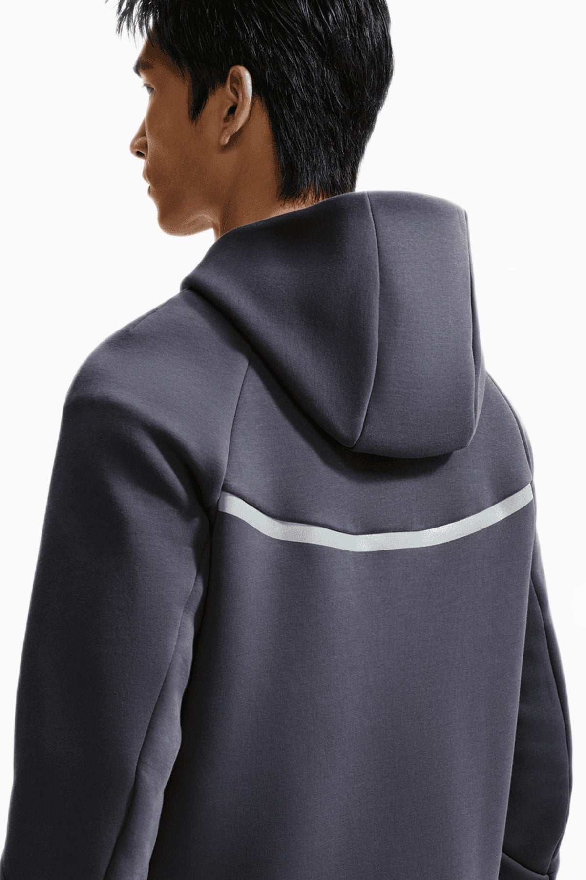 Блуза Nike PSG 26/27 Tech Fleece Windrunner (Сив) - IO3662-013 – снимка 4