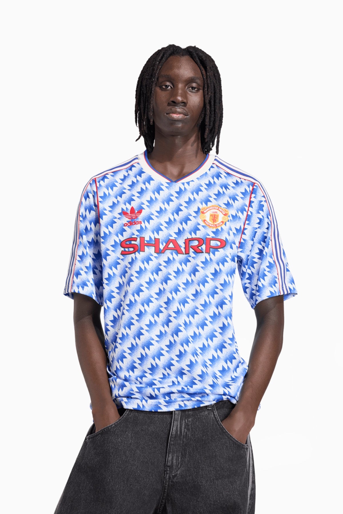Тениска Manchester United 1990 като Гост Replica - JM5495