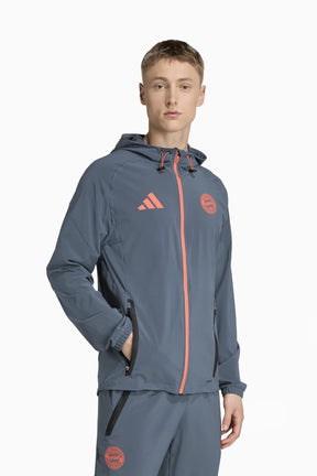 Яке adidas FC Bayern 25/26 Competition Vis Tech Travel (Сив) - JV5343
