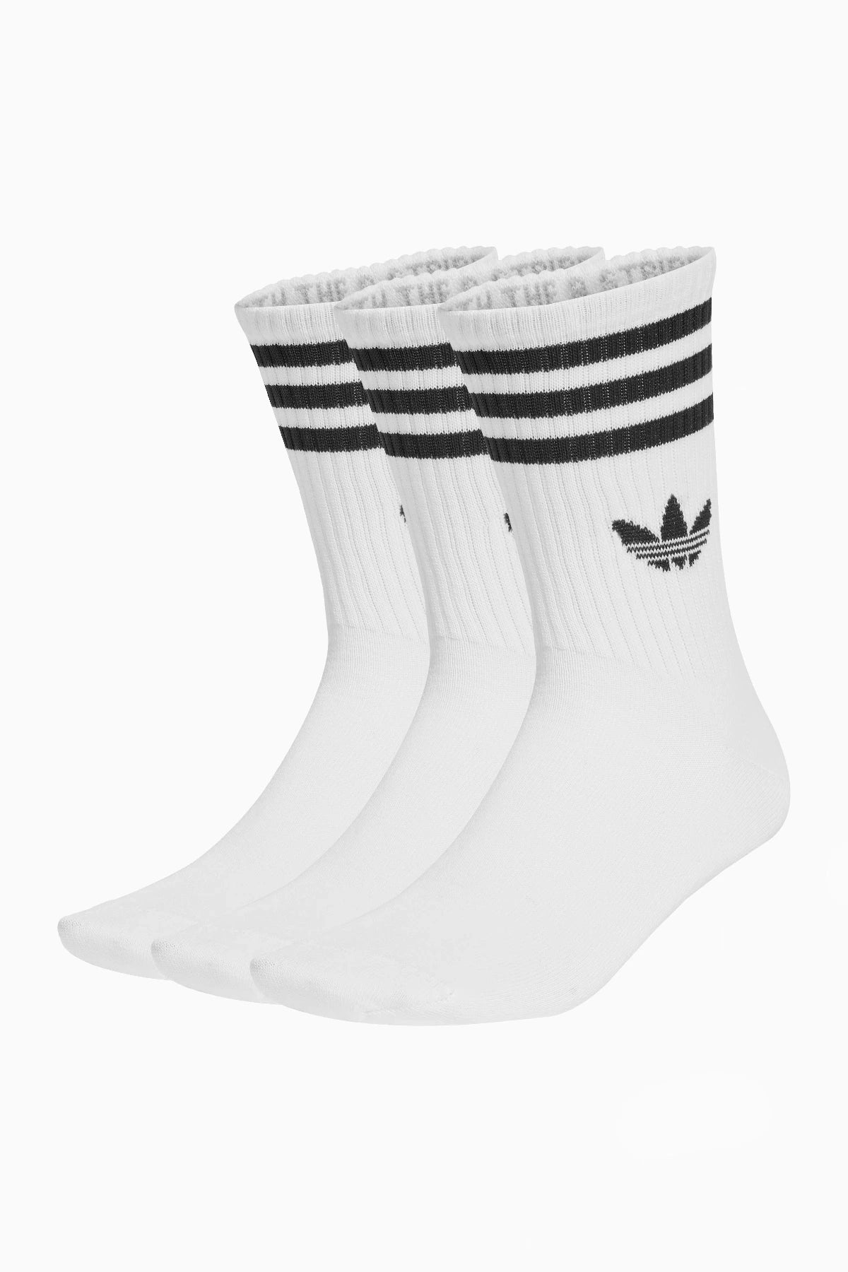 Чорапи 3-Stripes Crew 3 Pairs (Бяла) - JV7401