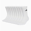 Чорапи adidas Essentials Cushioned Crew 10 Pairs (Бял) - KF9095