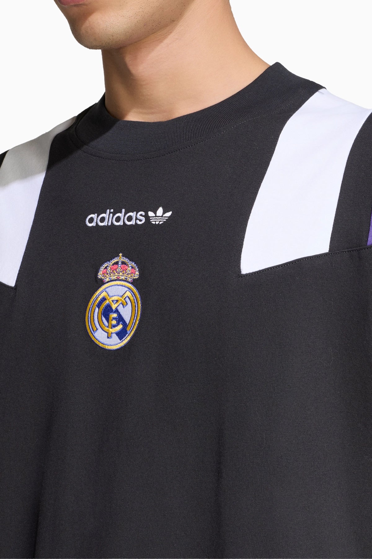 Тениска adidas Originals Real Madrid 26/27 EQT Tee (Черен) - KG5375 – снимка 4