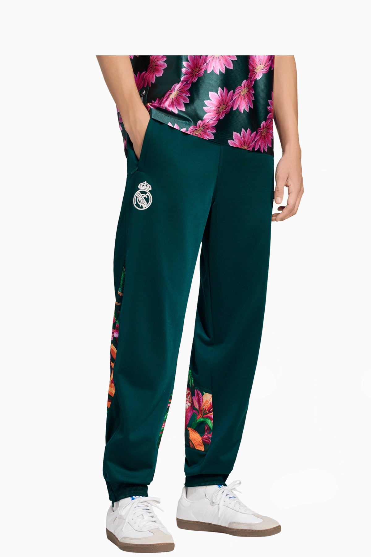 Спортно долнище adidas Real Madrid x FARM Rio 26/27 Track (Зелен) - KG5376