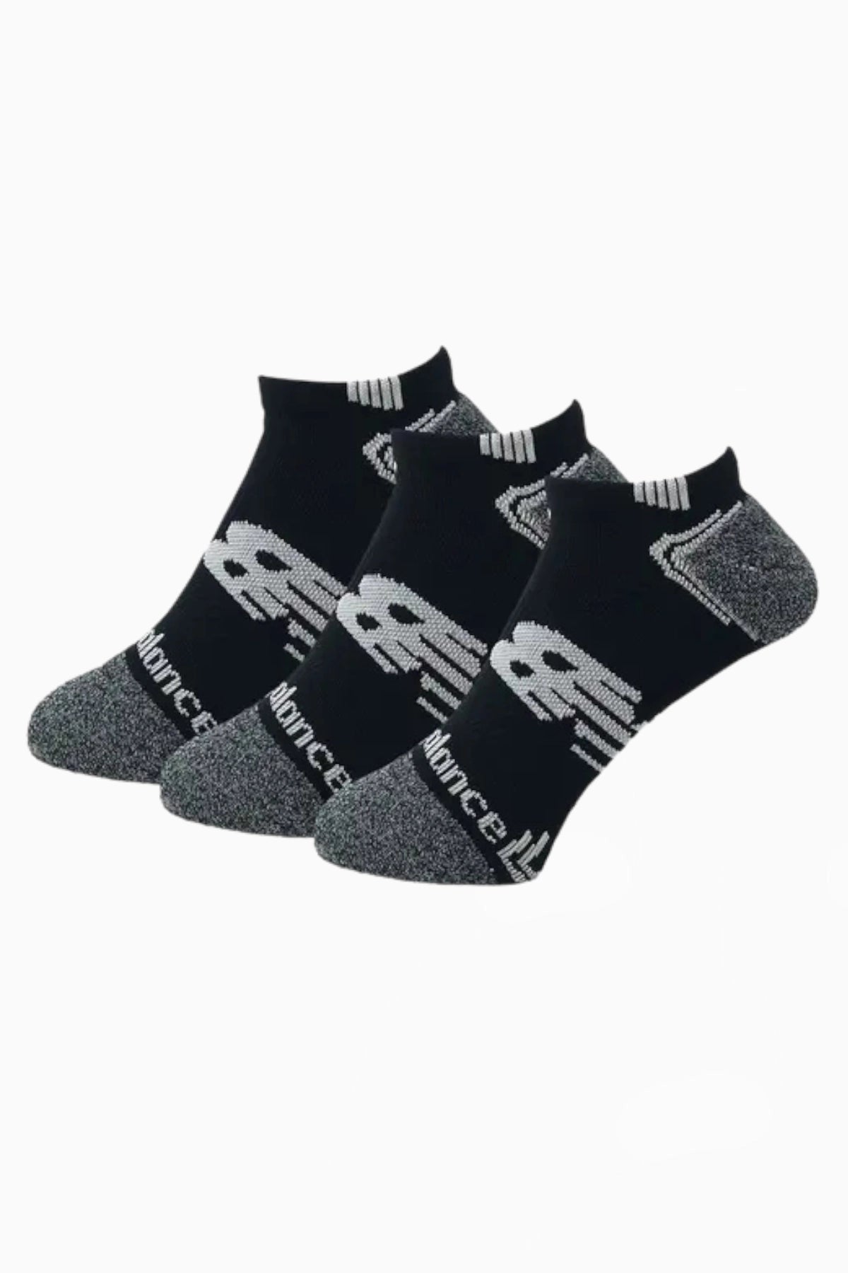 Чорапи No Show Run 3 Pack (Черен) - LAS44223BKW