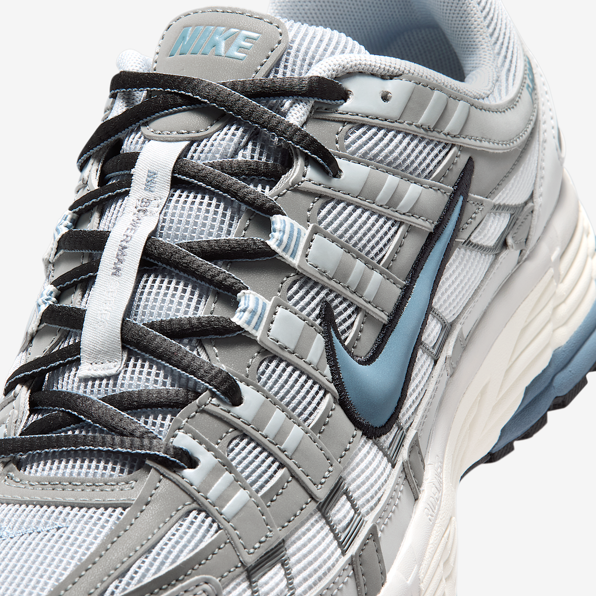 Мъжки маратонки Nike P-6000 Light Smoke Grey Blue Graphite (Сив) – снимка 7