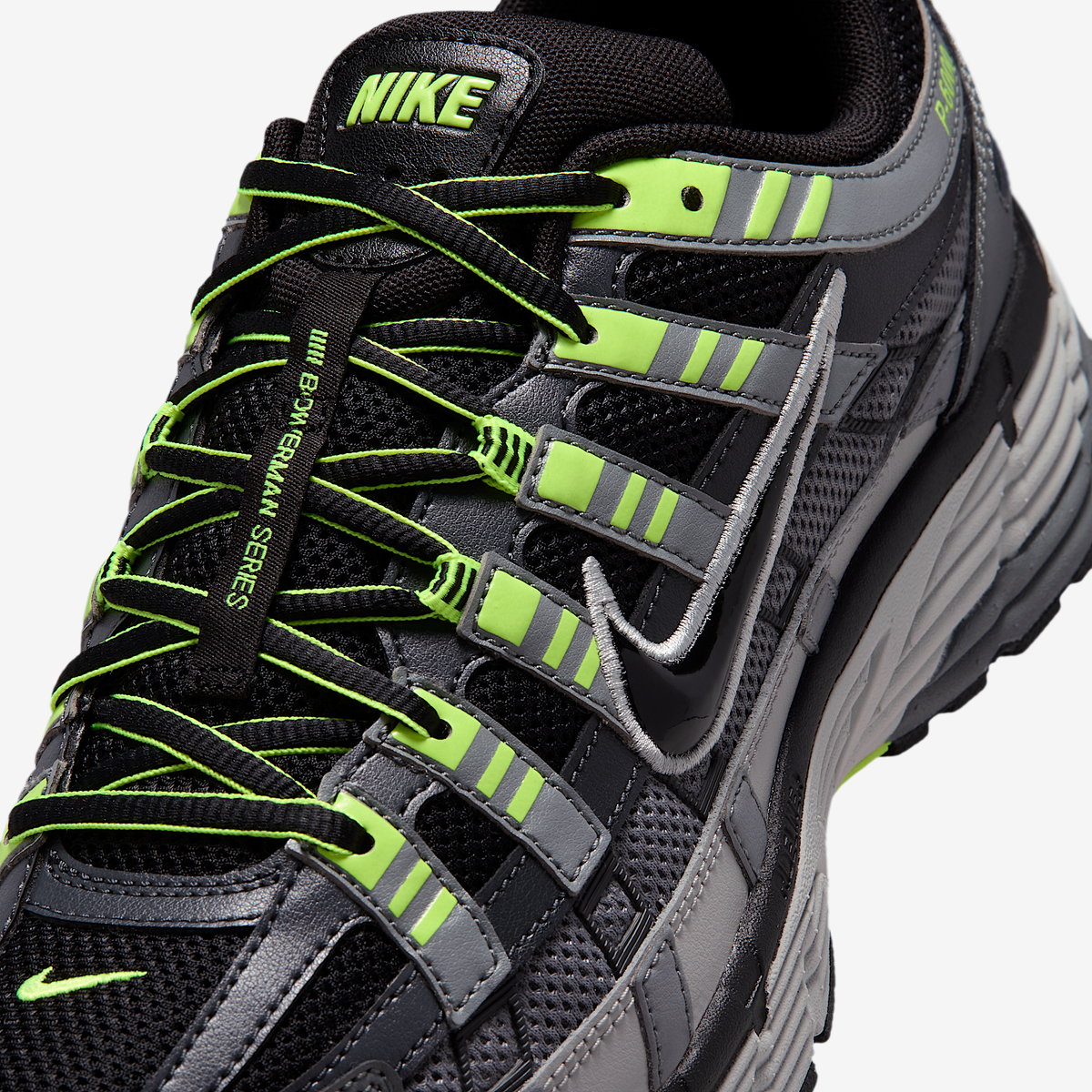 Мъжки маратонки Nike P-6000 Dark Smoke Grey Volt (Сив) – снимка 7