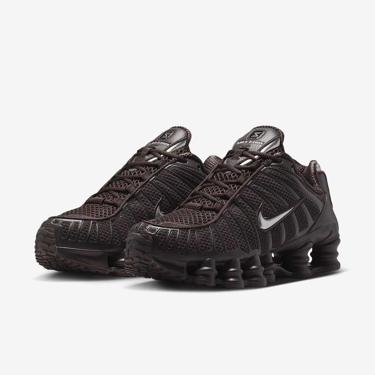 Маратонки Nike Shox TL Velvet Brown Metallic Silver - IH2559-201 – снимка 5