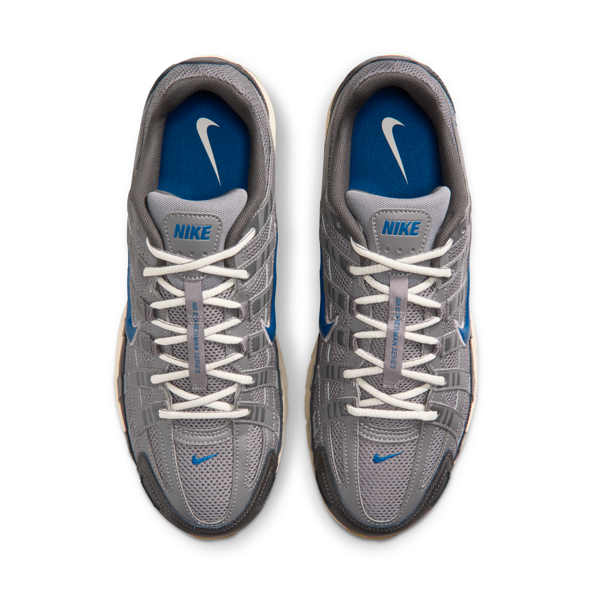 Мъжки маратонки Nike P-6000 Cool Grey Midnight Navy White - CD6404-030 – снимка 5