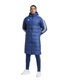 Яке adidas Tiro 24 Long Coat (Тъмносин) - IR9502